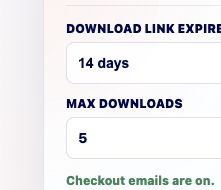 Cropped screenshot of reply-to name and email settings.